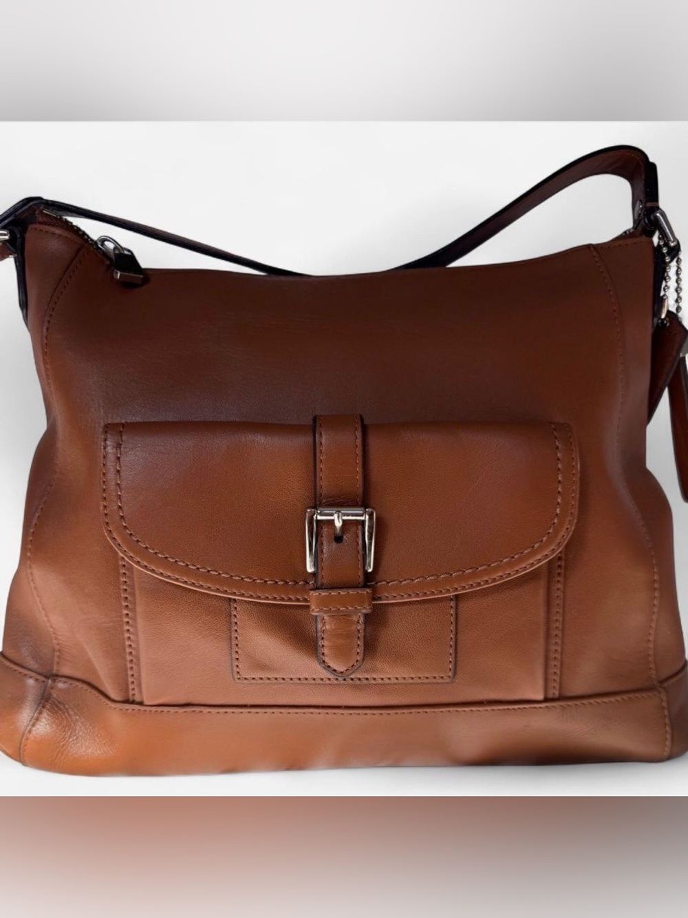 Coach Charlie Leather Hobo Bag (Style Number F29881 / 57133E)